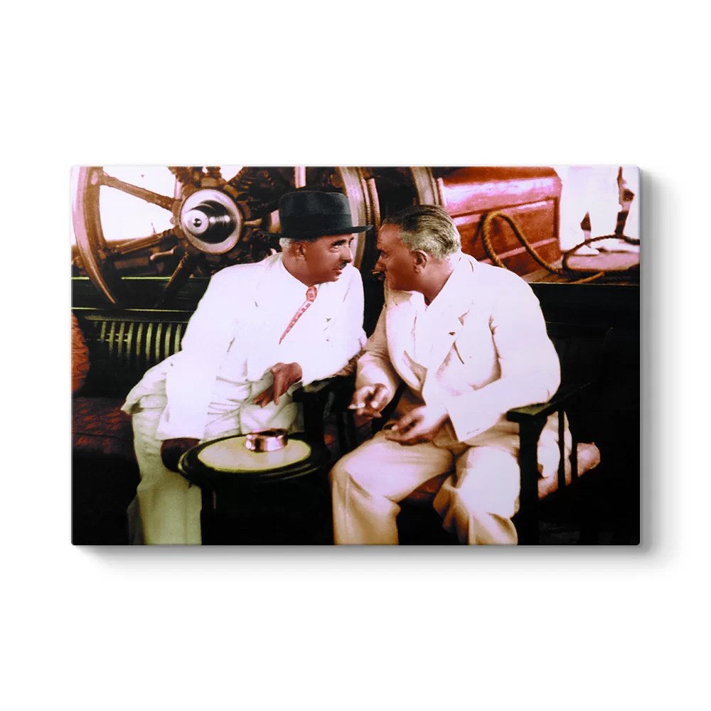 Atatürk ve İsmet İnönü Tablosu - Model 1